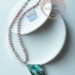 Heard Pnded Real Pearl Necklace Set